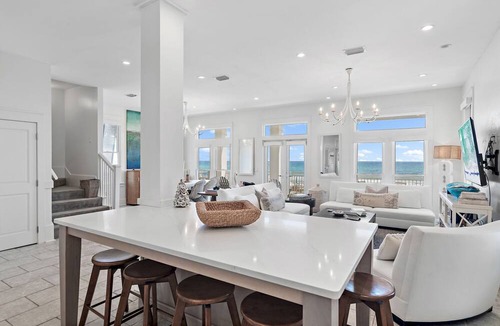 Sunnyside House | Gulf Front Home- Carillon Beach - The White House by Royal Destinations