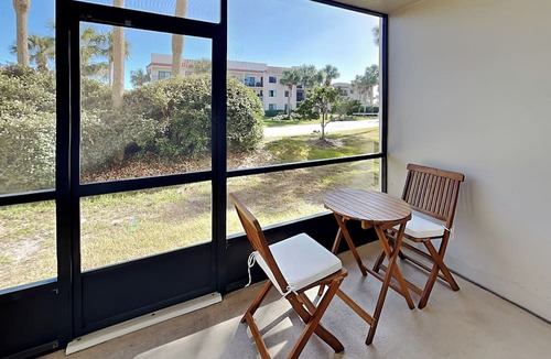 Butler Beach Condo | Ground-Floor Condo with Patio, Community Pool and Direct Beach Access.