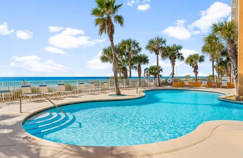West Panama City Beach Condo | Splash 301E - 2 Gulf-Front Suites Water Playground + Beach Chairs & More!
