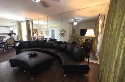 Panama City Beach Condo | BEACHFRONT GRAND PANAMA, 1st FLR DIRECT TO BEACH, PET-FRIENDLY. NEXT TO TIKI BAR