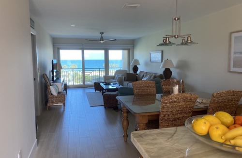 Central Beach Condo | Gorgeous Ocean Views, Walk to Town, COMPLETE RENOVATION in 2023!