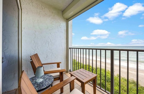 South Patrick Shores Condo | Remodeled Oceanfront 2 Bedroom condo Dog Friendly