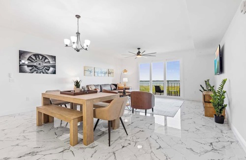 Merritt Island Condo | RIVER FLY IN: Coastal Penthouse, Panoramic Views