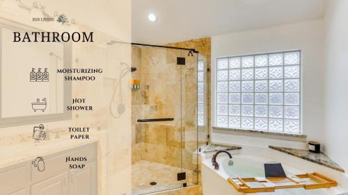 Irving House | Impressive 5BR 3B Home with Pool Game Room & Cinema Room