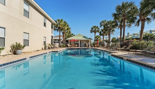 Ground Floor | Gulf View | Walk to Beach from Patio | Pool | Hot Tub