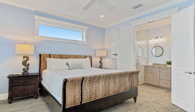Waterfront Home with Pool, Dock, and Rooftop Deck! Short Walk to Beach!