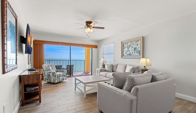 🌊 Las Brisas #407 — Spacious 3BR Gulf Front Condo with Balcony & Beach Views