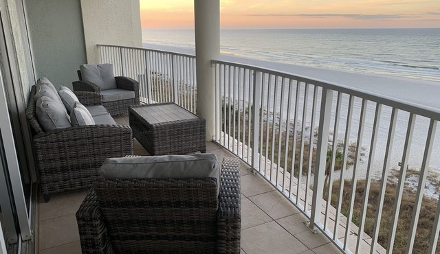 Long Beach Resort 1-Bedroom Condo Includes 2 Seasonal Beach Chairs with Umbrella