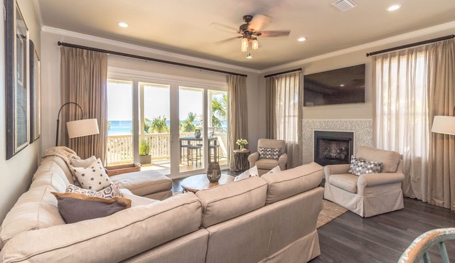 Inlet Beach, Private Heated Pool, Beachfront, Daily Beach Chair Service in Inlet Beach