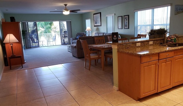 Relax @ our spacious Beach Condo. 3 Bedrooms, Bonus room & 2 Baths Sleeps 6-8