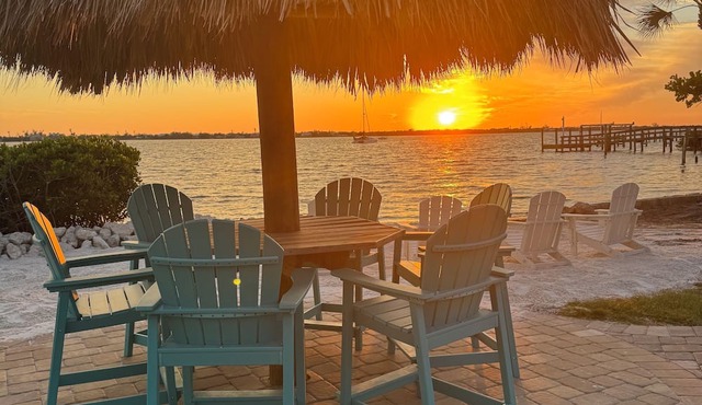 Stunning Lemon Bay Water & Sunset Facing Home! Water view from every window!